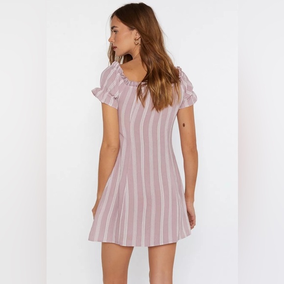 NWT Nasty Gal Striped Dress - Picture 3 of 4